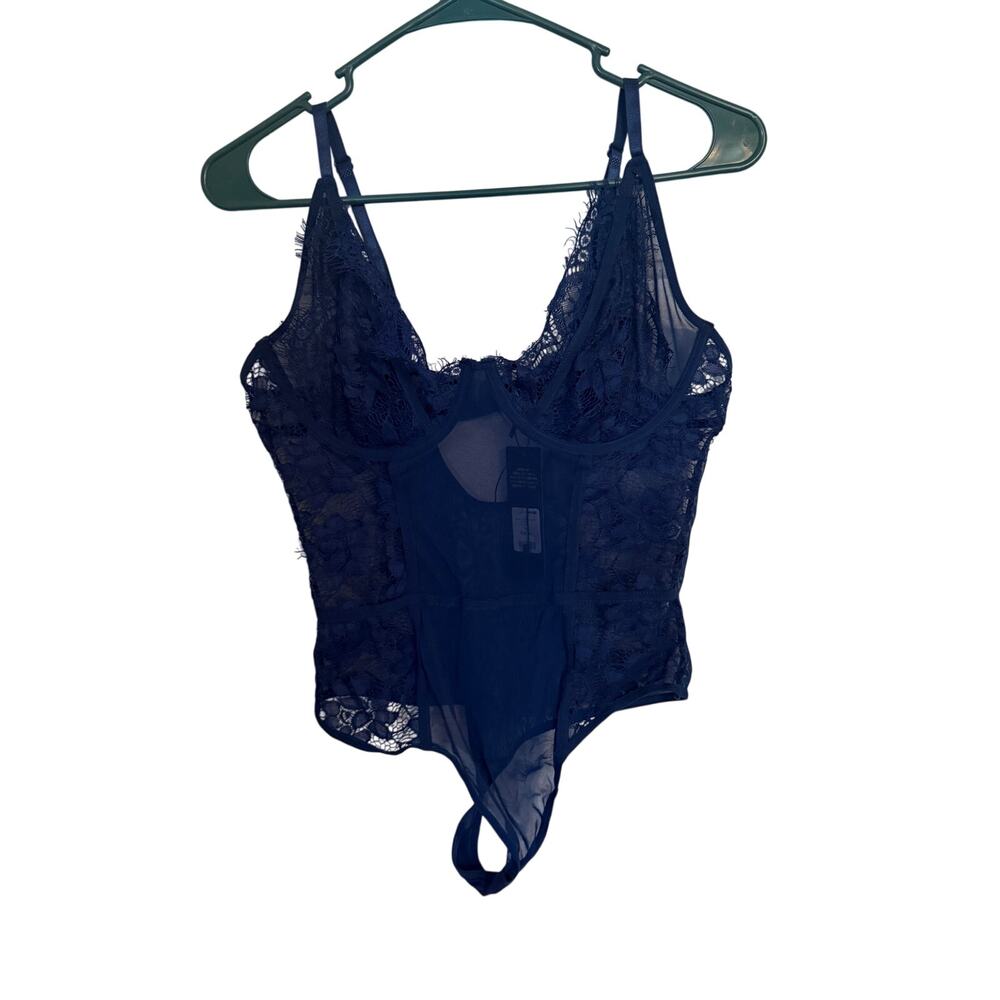 Fashion Nova Navy Body Suit XL NWT